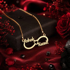 Infinity Couple Name Necklace