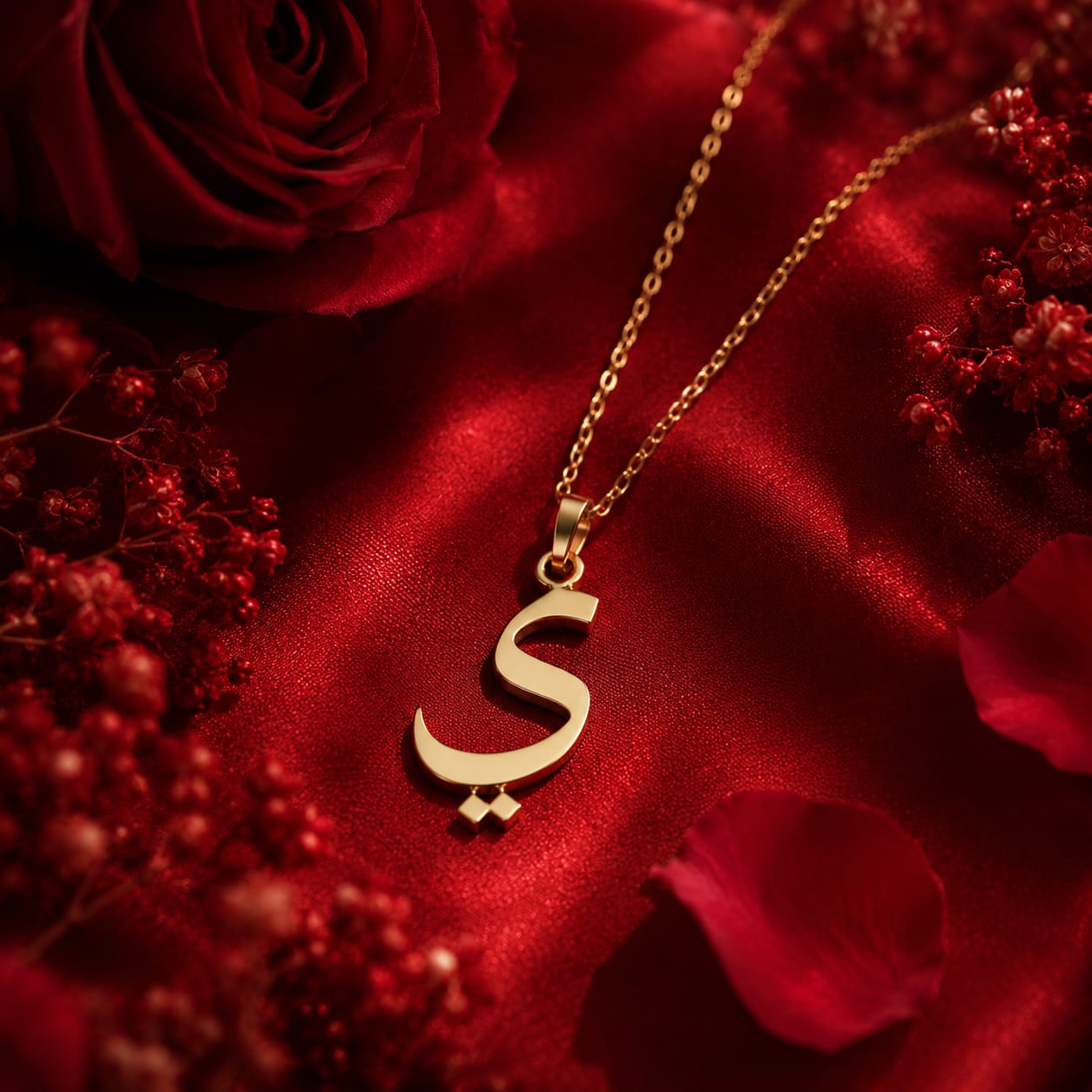 Arabic Letter Name Necklace