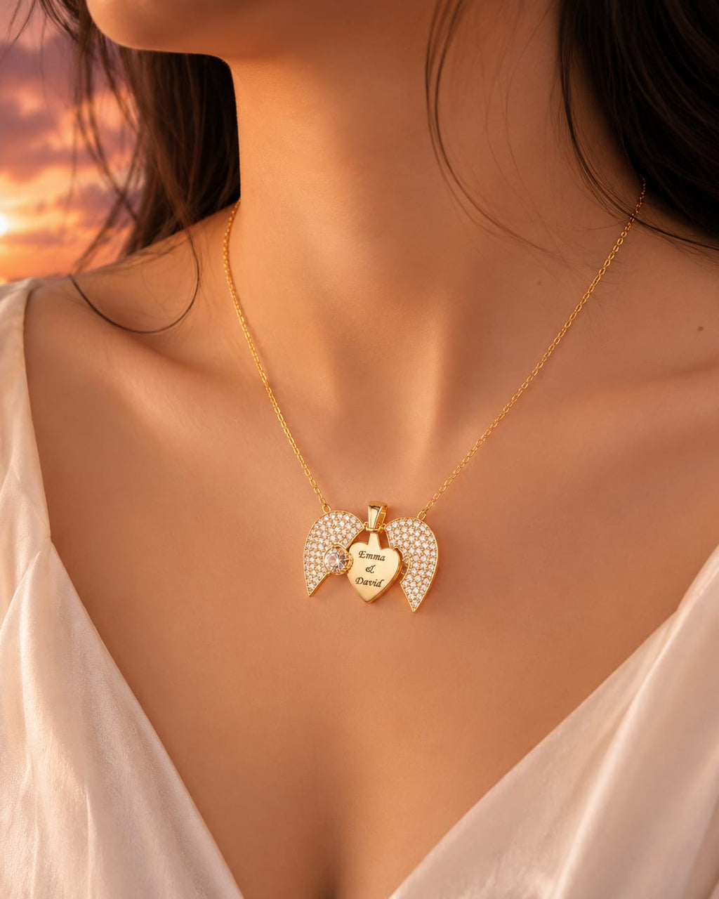 Couple Name Heart Locket