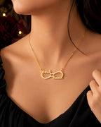 Infinity Couple Name Necklace