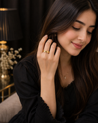 Gold Plated Couple Ring Set