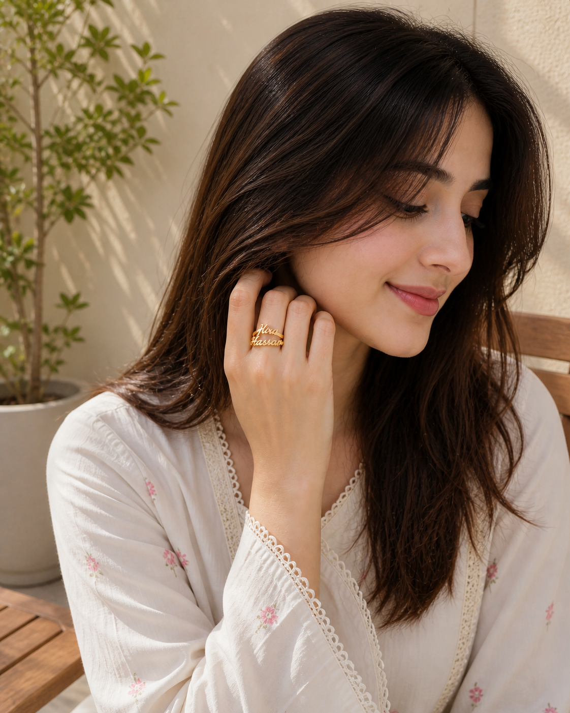 Couple Name Bypass Ring Pakistan