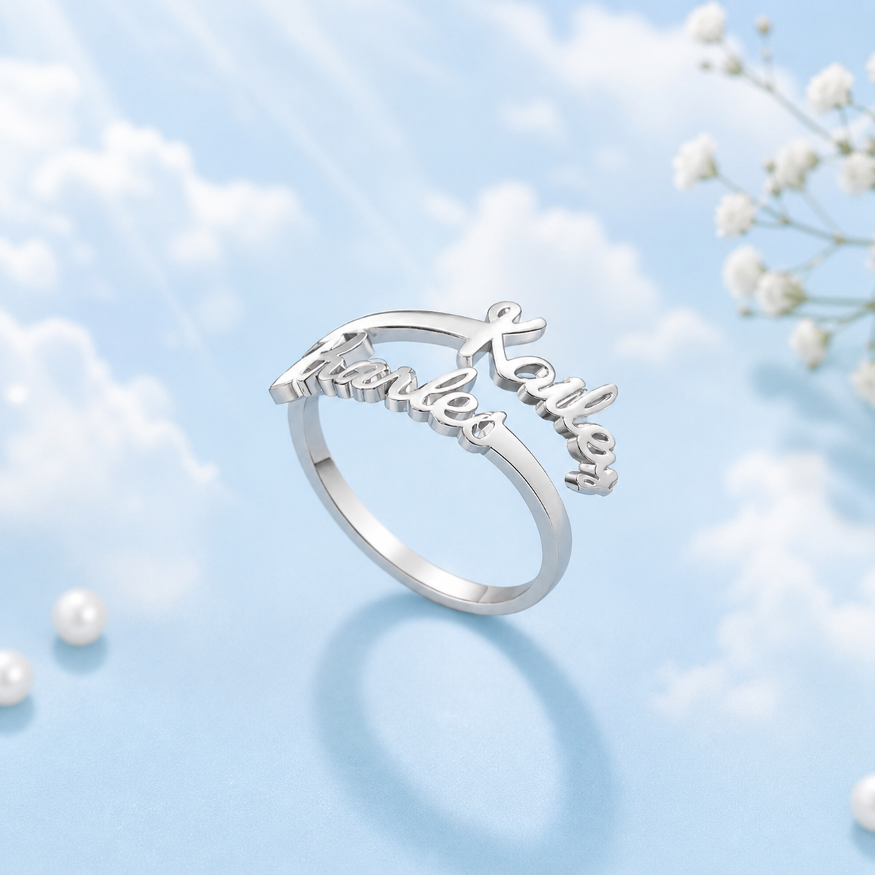 Couple Name Bypass Ring Pakistan
