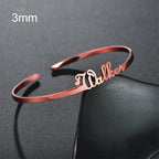 Personalized Stainless Steel Bracelet